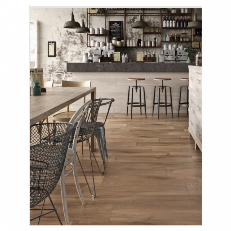 Stile naturale: gres porcellanato effetto legno serie North Wind